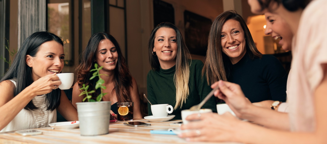 group of women having coffee