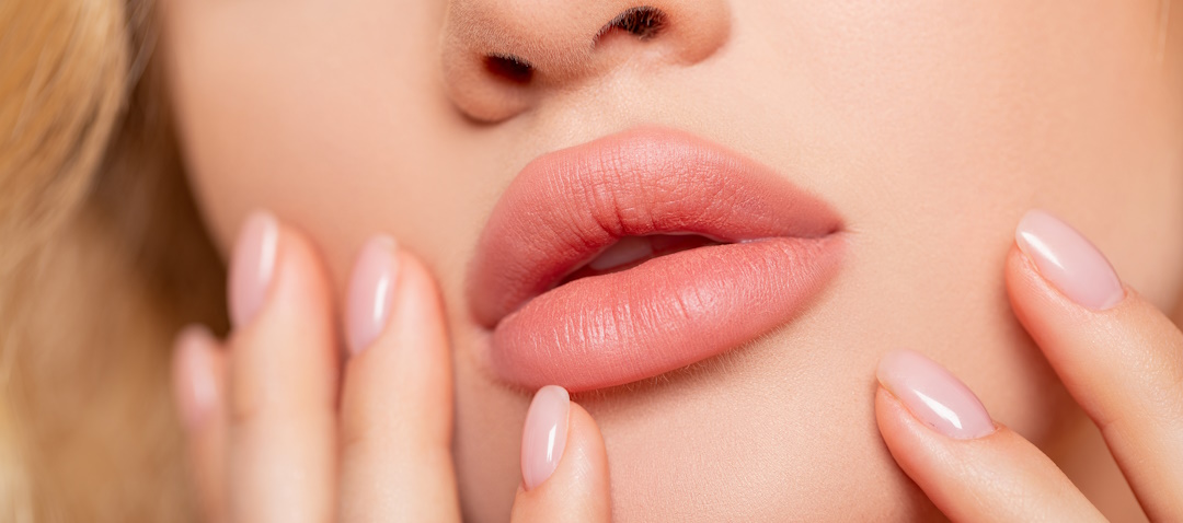 close up of a woman's lips